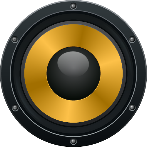 12 Vector Bass Speaker Images