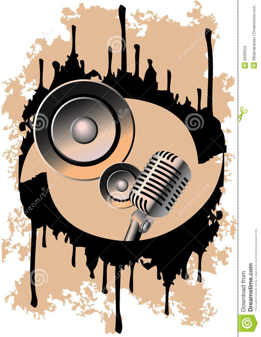 Speakers and Microphones Vector