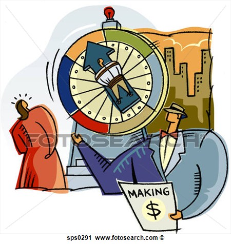 Spinning Wheel Game Clip Art