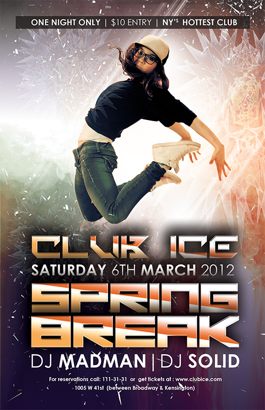 Spring Break Flyer Templates Free Spring Break Flyer Templates Free