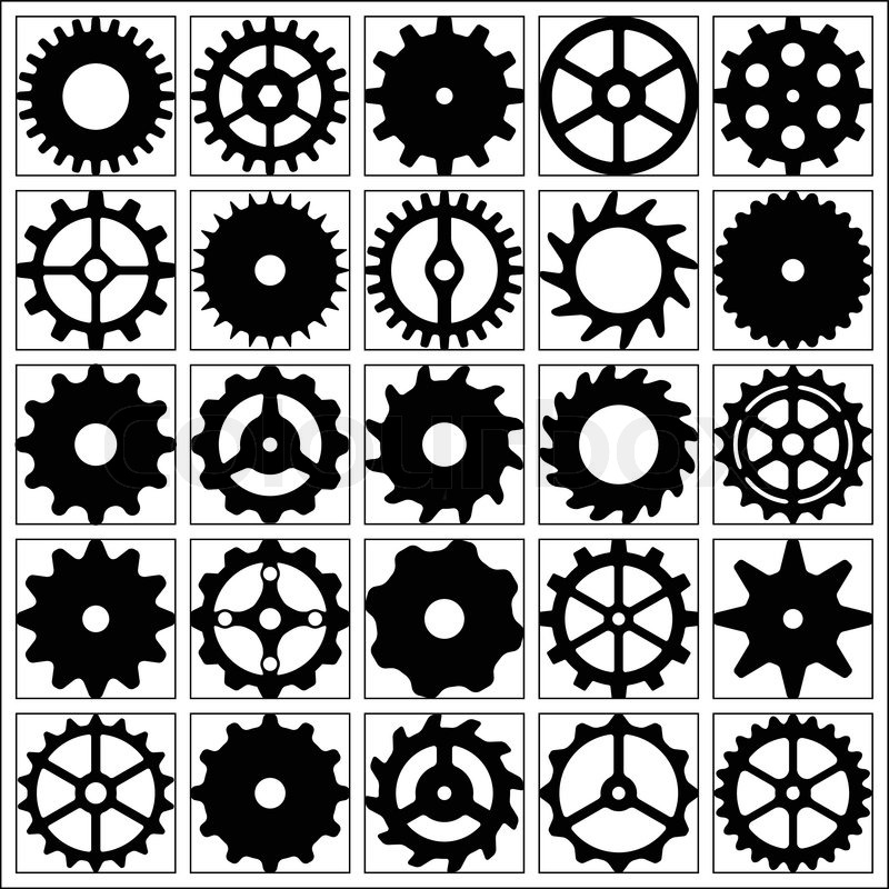 Steampunk Gears Vector