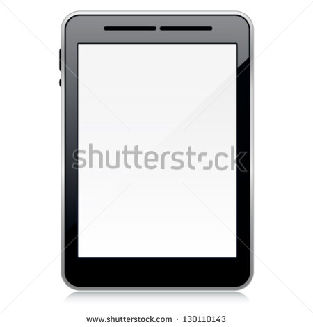 Tablet Transparent Background Blank