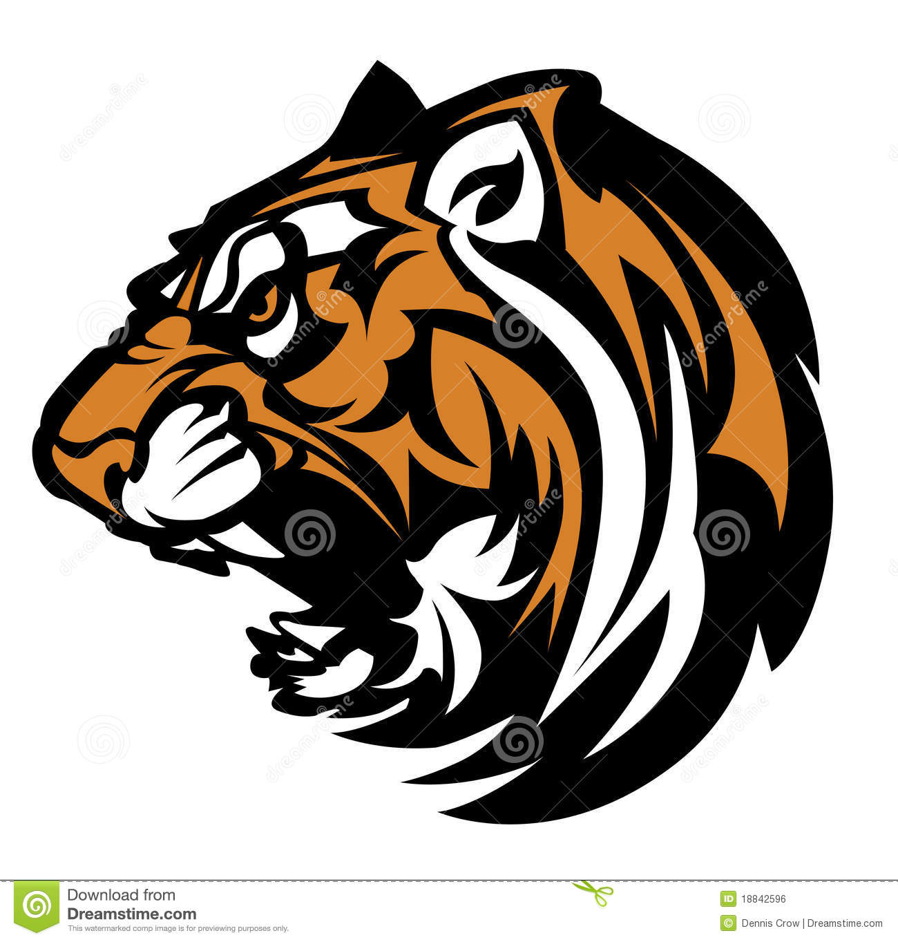 Tiger Mascot Clip Art