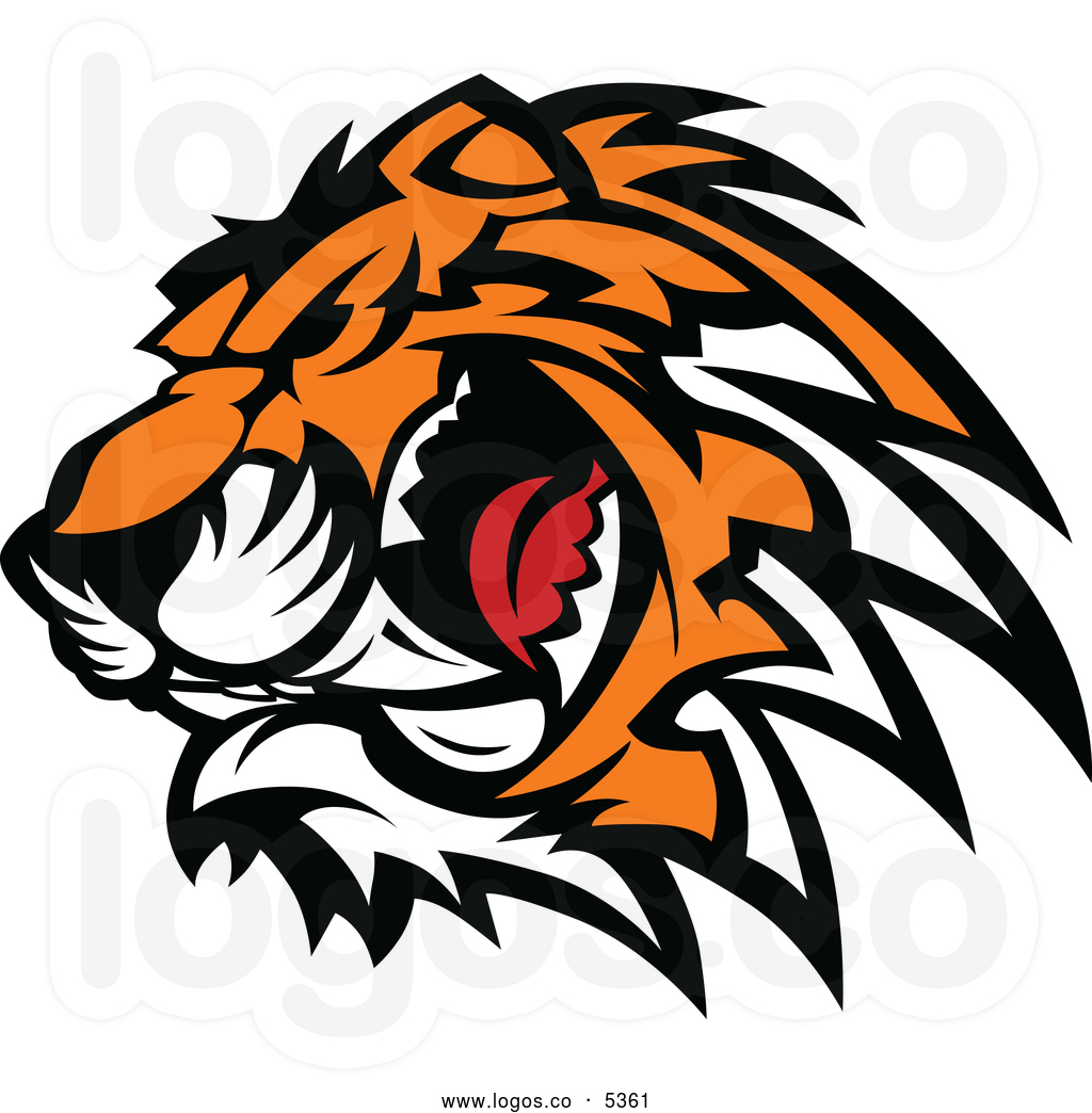 Tiger Mascot Head