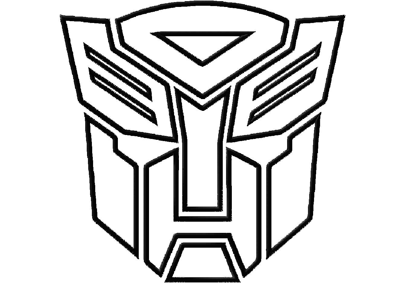 Transformer Logo Stencil