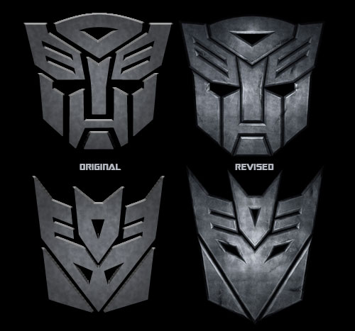 Transformers Autobots and Decepticons Symbols