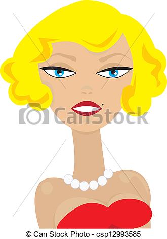 8 Vector Clip Art Blonde Images