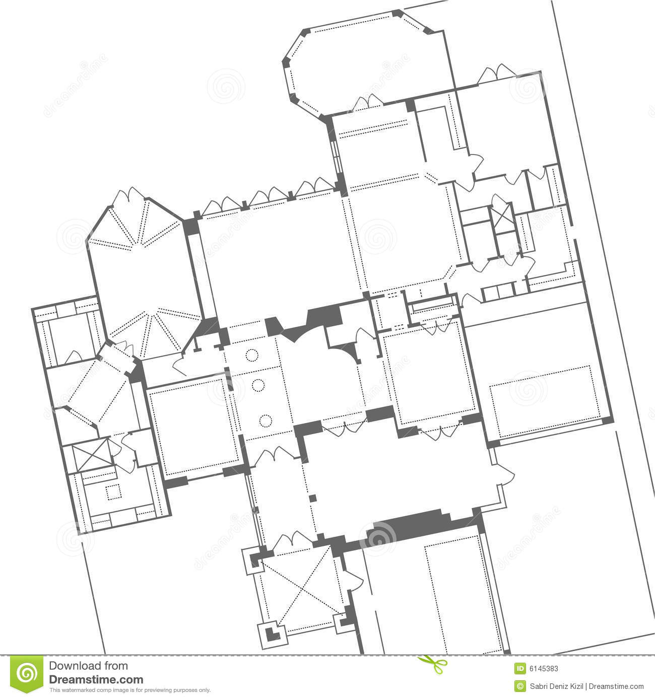 Vector House Blueprint Vector House Blueprint