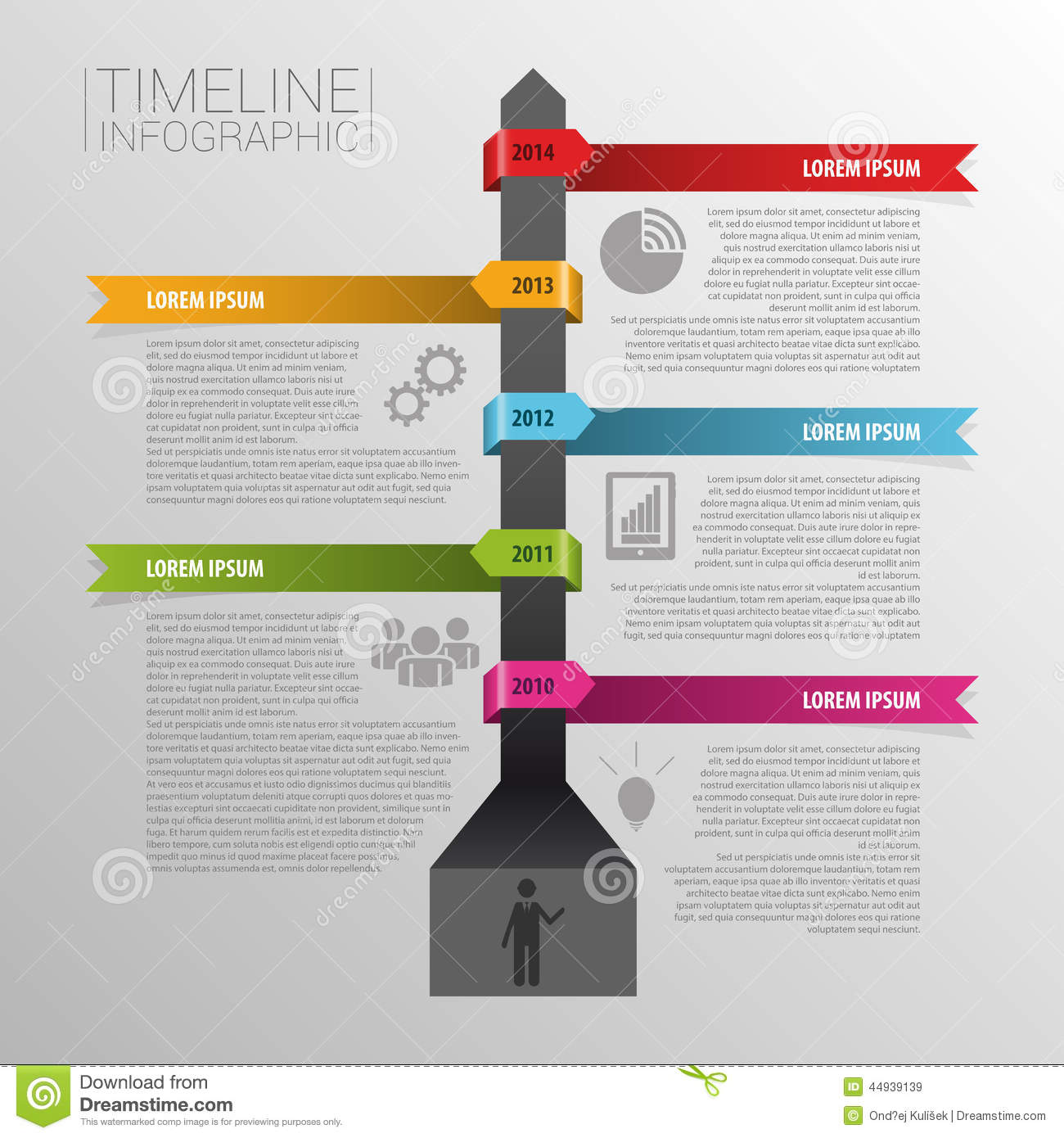 Vector Infographic Timeline