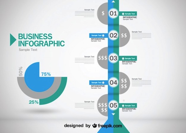 Vector Infographic Timeline