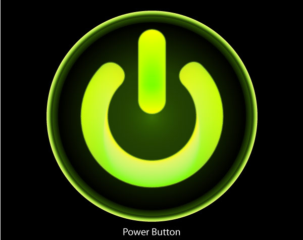 Vector Power Button
