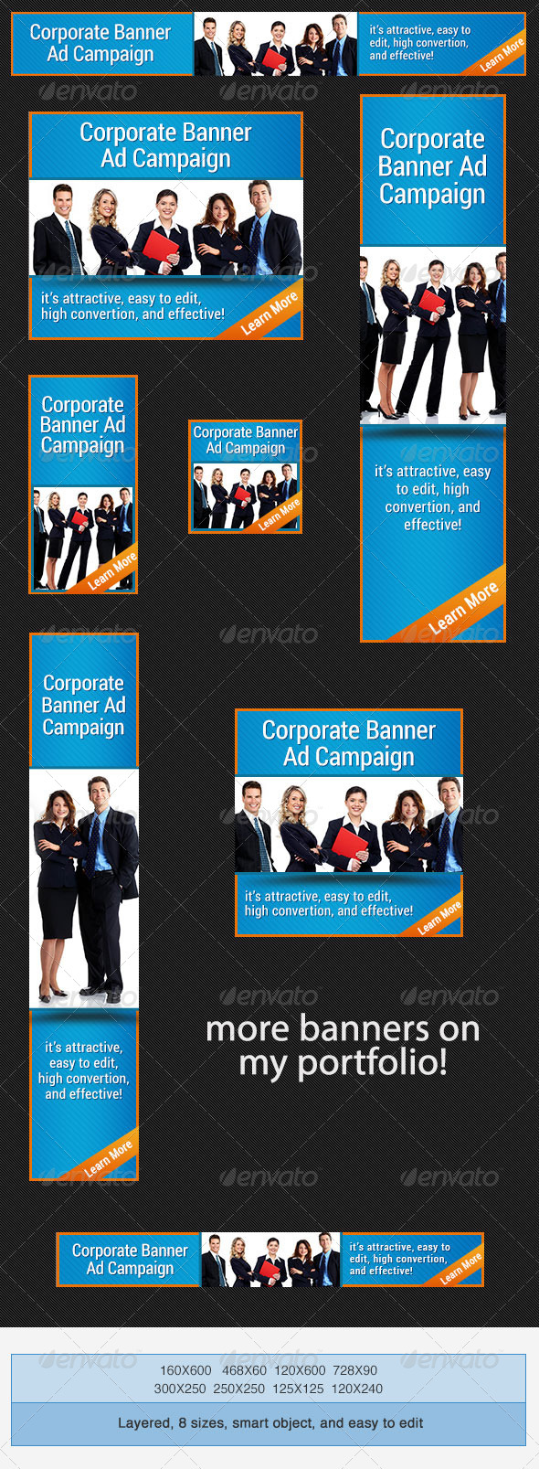 Vertical Banner Ad Template