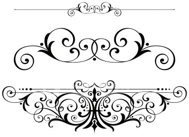 Victorian Scroll Design Clip Art Free