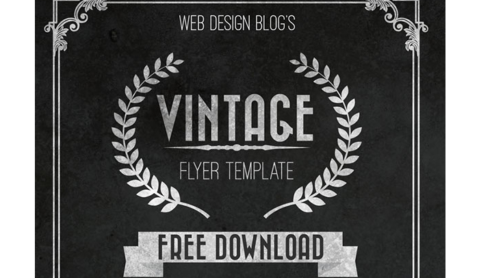 Vintage Flyer Template Free