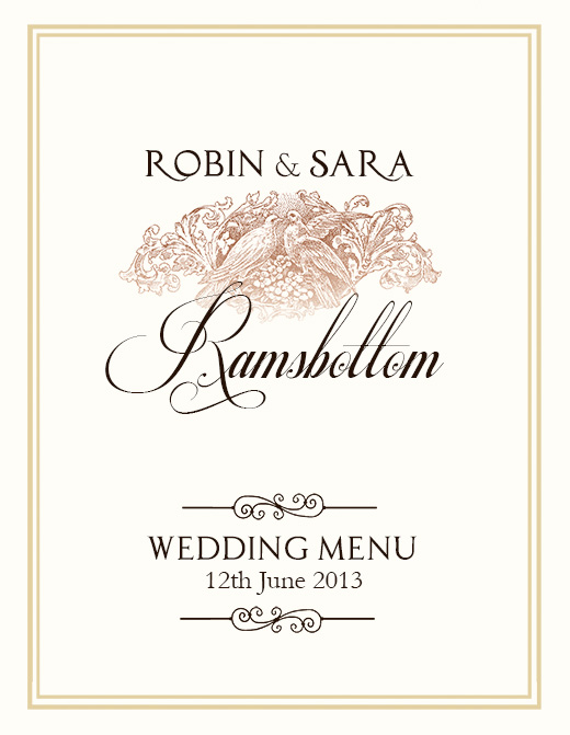 Wedding Menu Templates Free Download Wedding Menu Templates Free Download