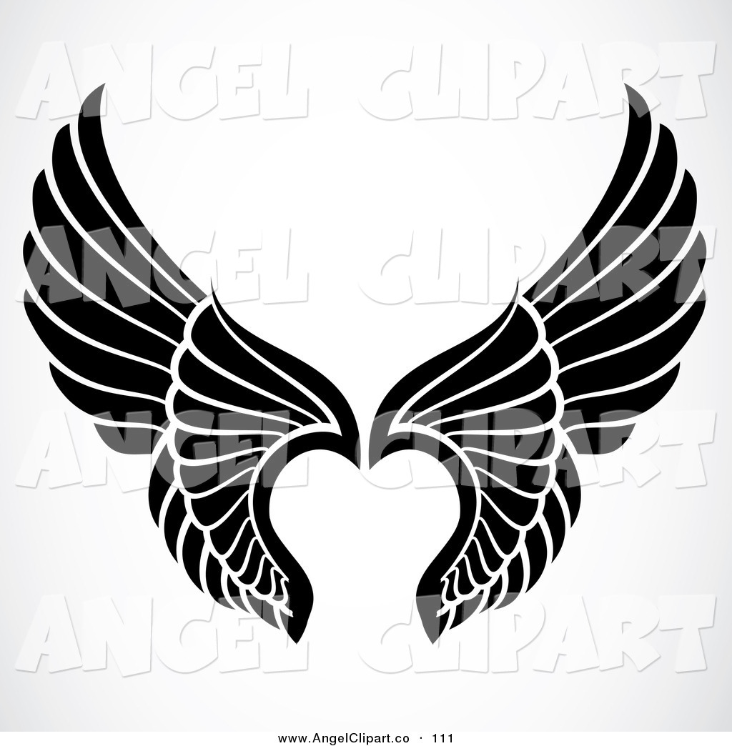 White Angel Wings Clip Art