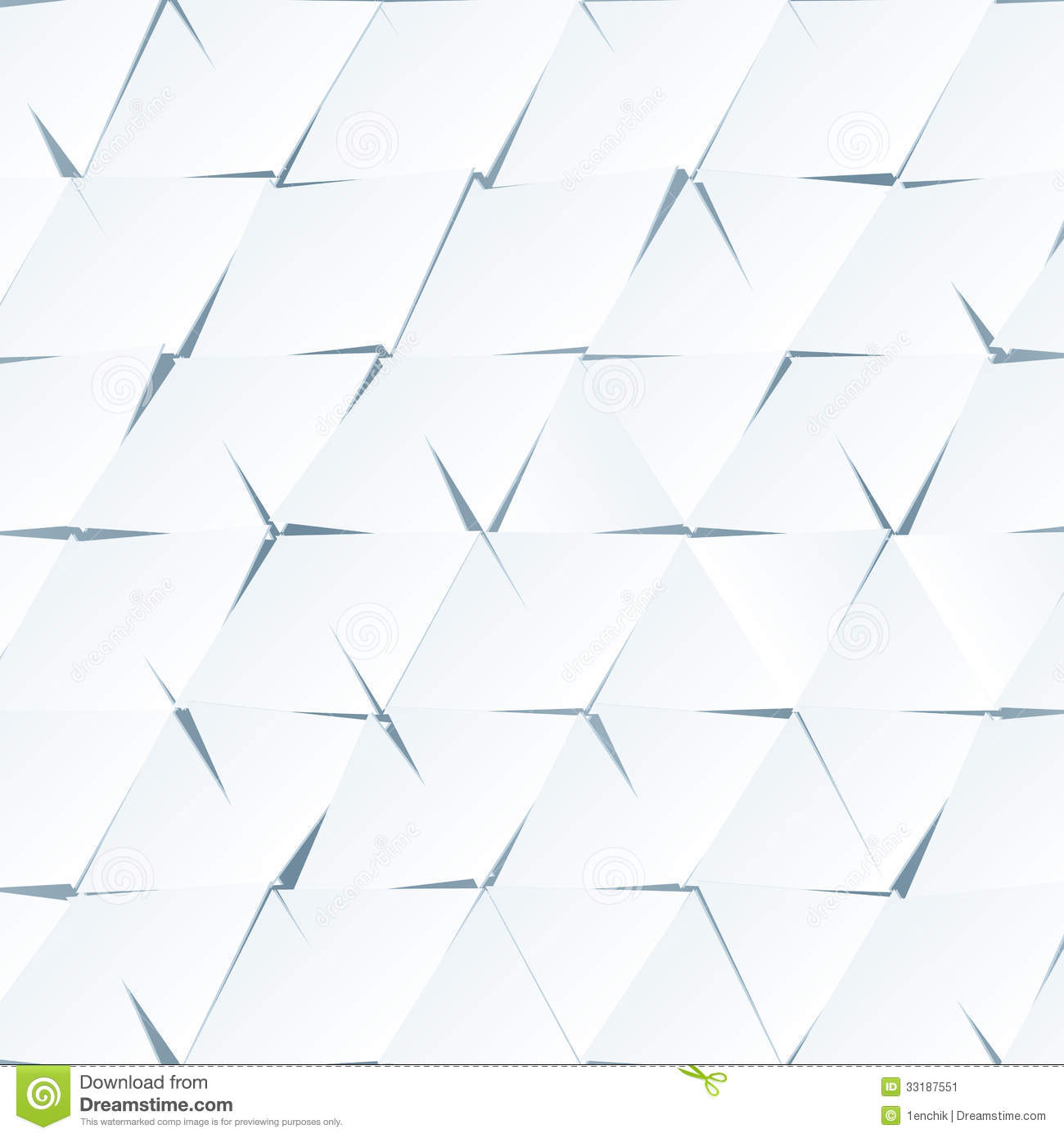 White Paper Abstract Triangles