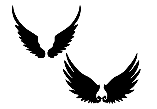 Wing Silhouette Clip Art