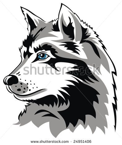 Wolf Head Vector